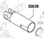 Piston de marteau réf. 1 618 700 083 BOSCH